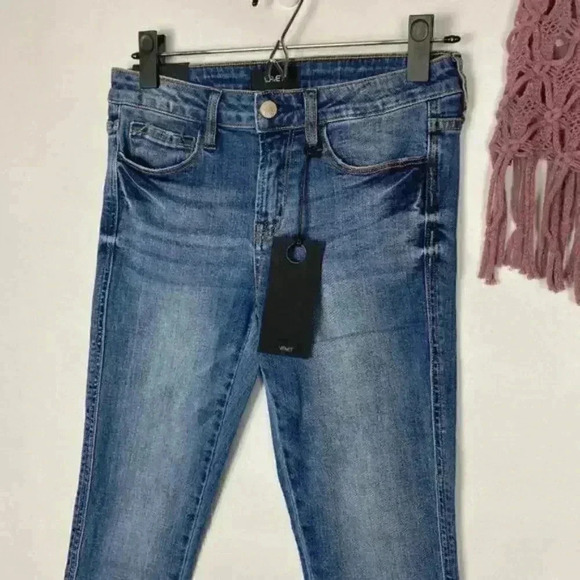 VERVET Med Wash Tulip‎ Hem Cropped Jeans Size 25 - Picture 7 of 7